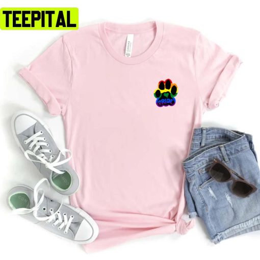 Gay Pride Paw Pride Month Lgbtq+ Support Unisex T-Shirt