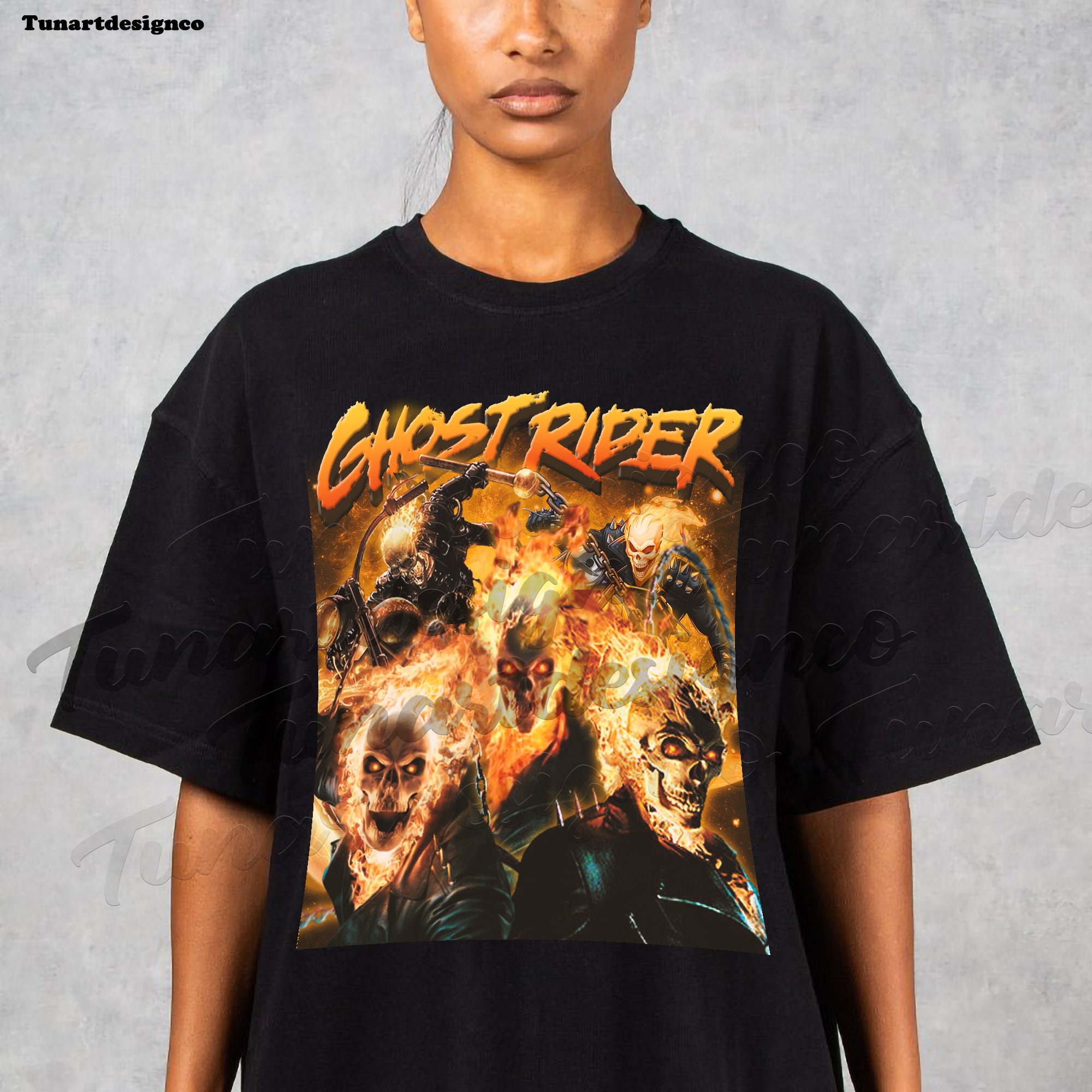 Ghost Rider Vintage Art Unisex T-Shirt Ghost Rider Vintage Art Unisex T-Shirt