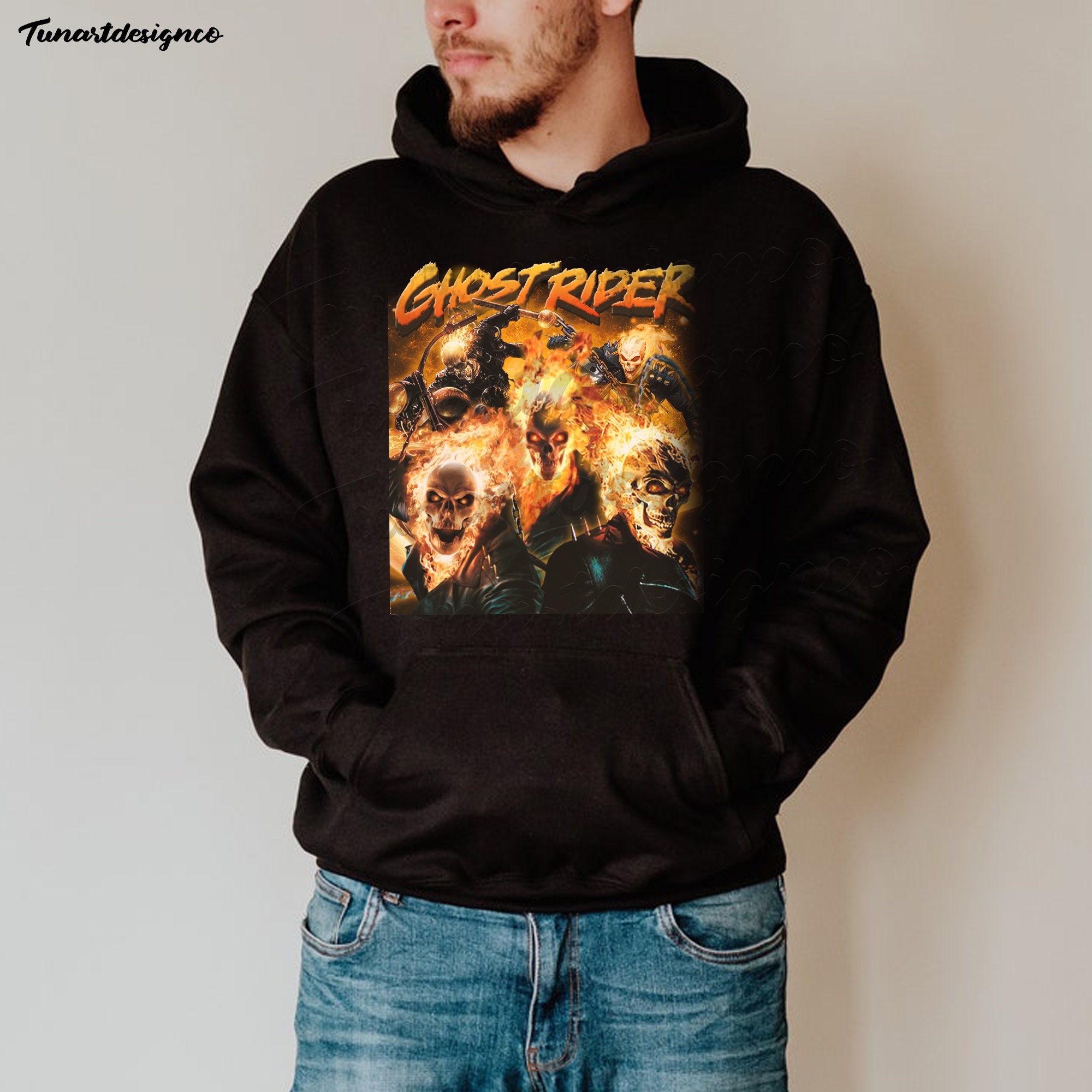 Ghost Rider Vintage Art Unisex T-Shirt Ghost Rider Vintage Art Unisex T-Shirt