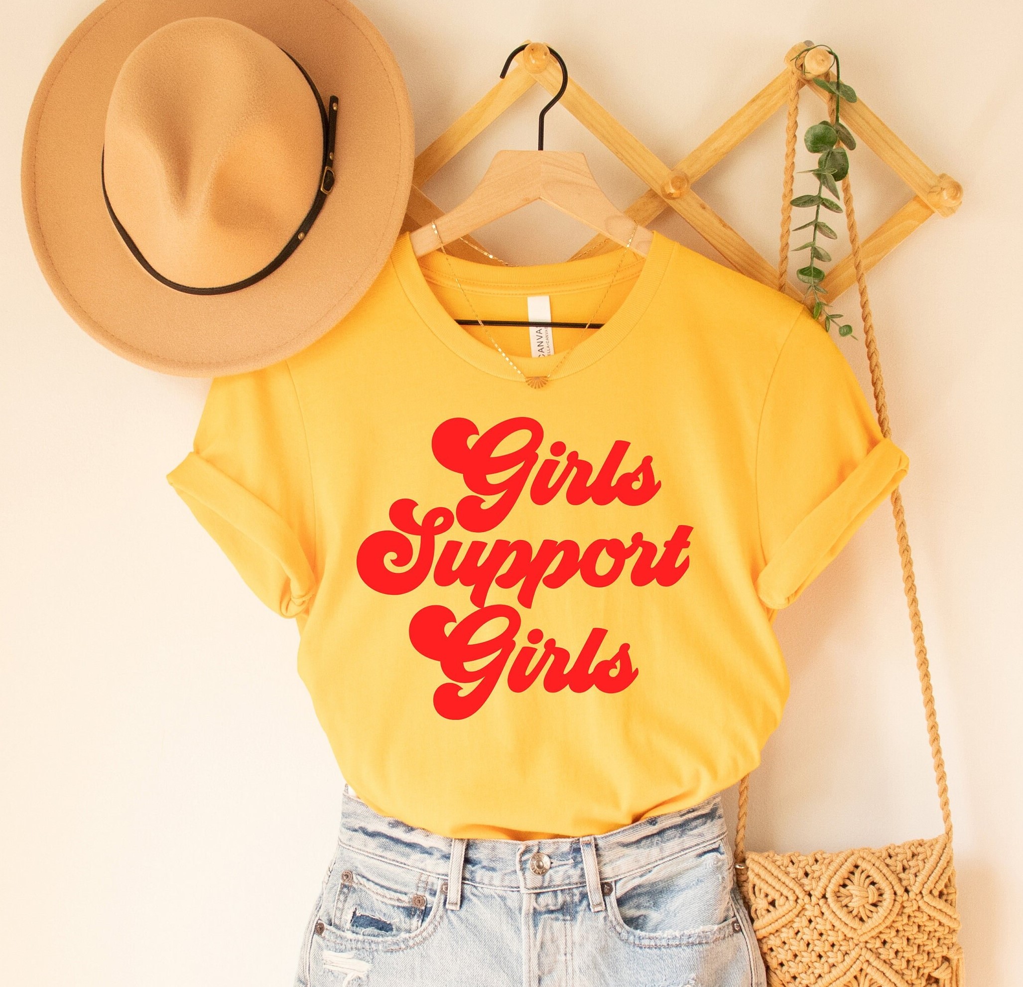 Girls Support Girls Unisex T-Shirt Girls Support Girls Unisex T-Shirt