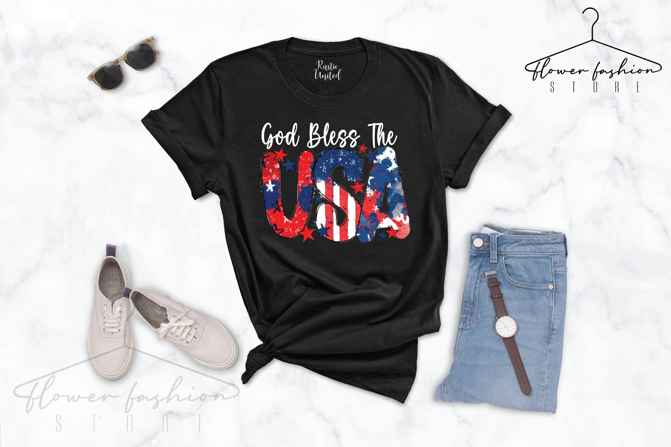 God Bless The Usa 4th Of July Celebration Pride Usa Flag Unisex T-Shirt God Bless The Usa 4th Of July Celebration Pride Usa Flag Unisex T-Shirt