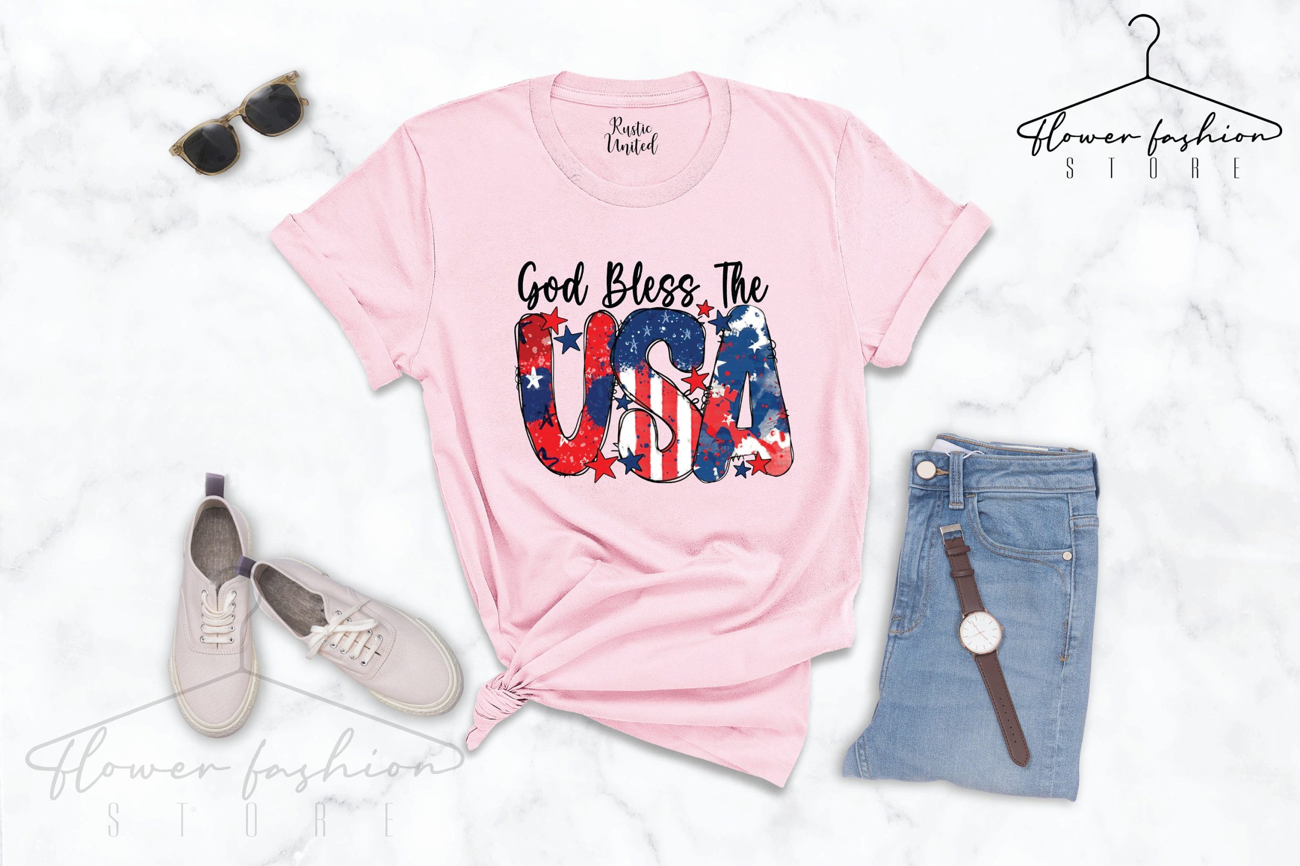God Bless The Usa 4th Of July Celebration Pride Usa Flag Unisex T-Shirt God Bless The Usa 4th Of July Celebration Pride Usa Flag Unisex T-Shirt