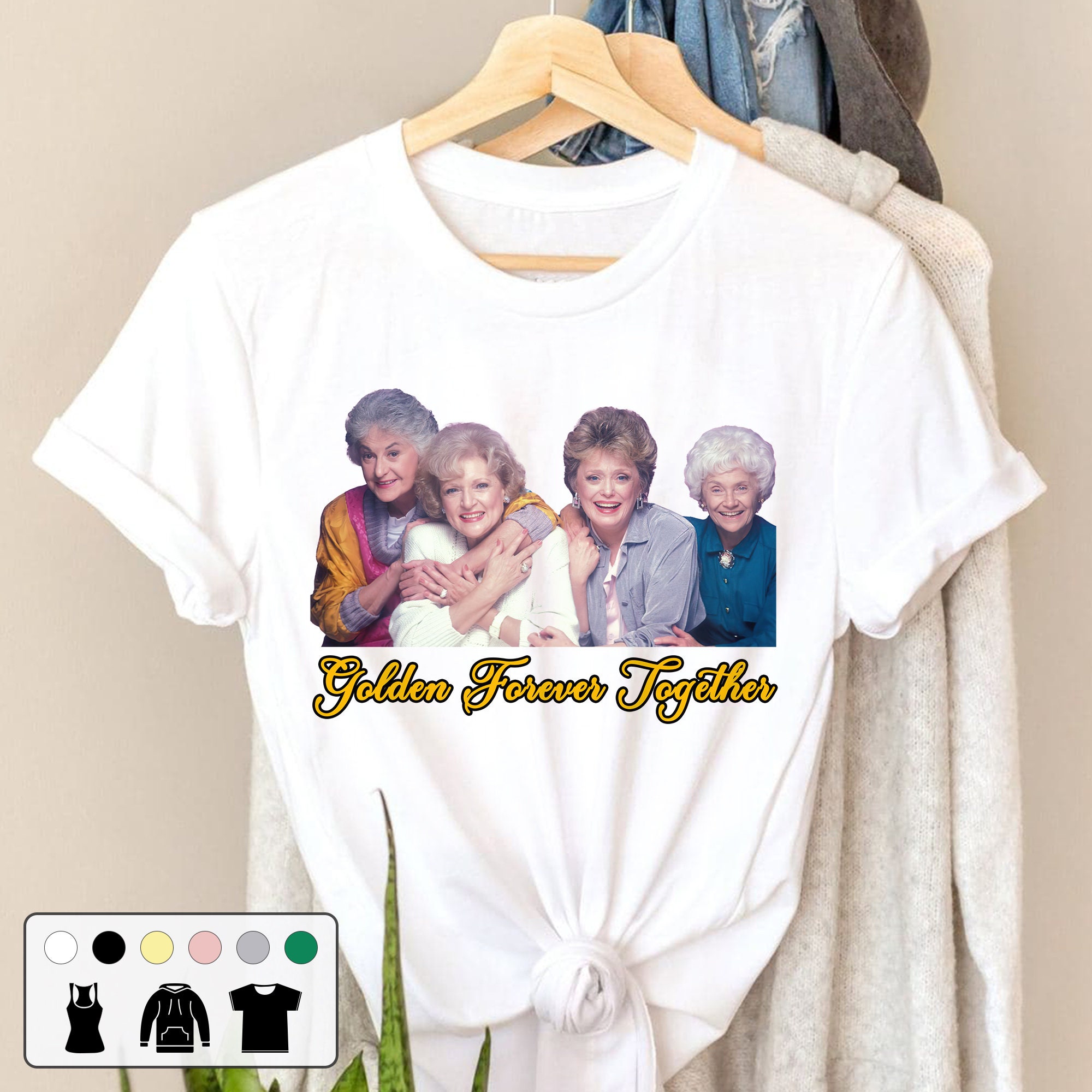 Golden Forever Together Vintage Graphic Unisex T-Shirt Golden Forever Together Vintage Graphic Unisex T-Shirt