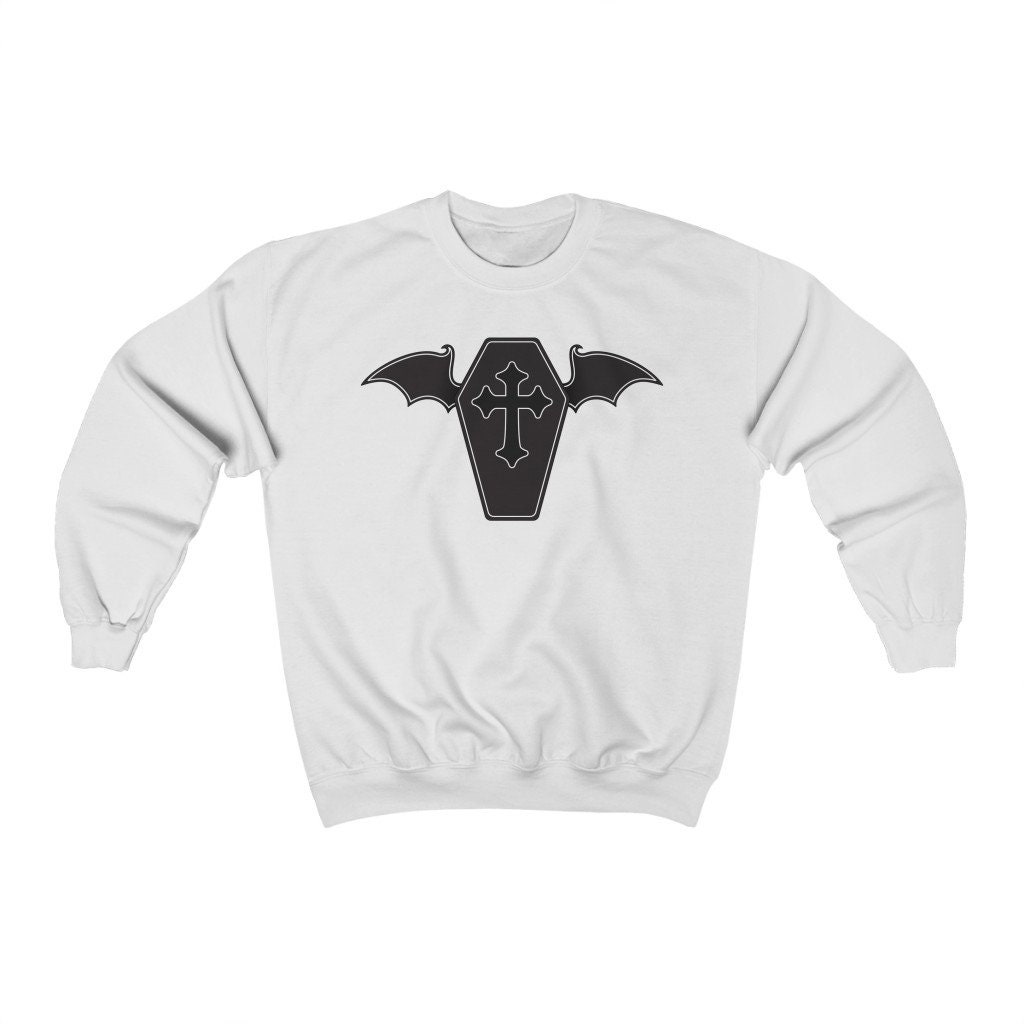 Gothic Coffin Dark Academia Unisex Sweatshirt Gothic Coffin Dark Academia Unisex Sweatshirt