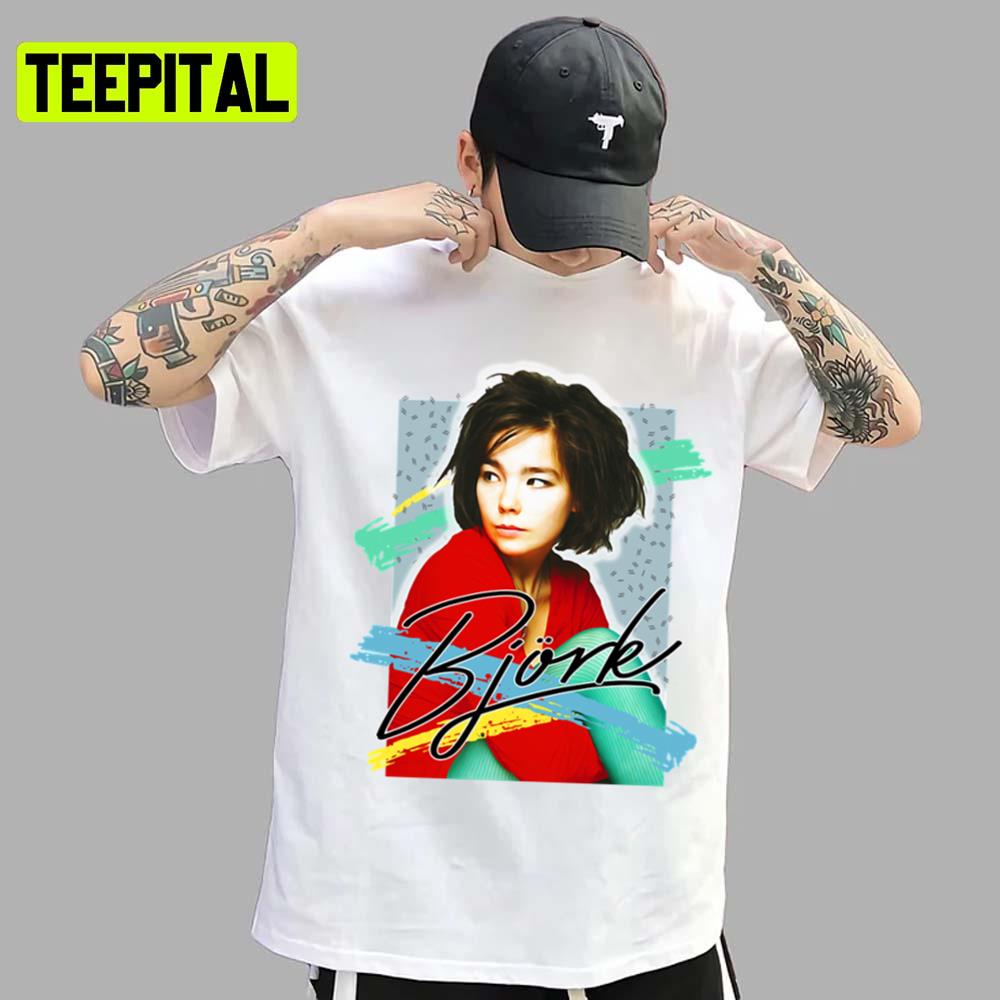 Graphi Fan Art Bjork Unisex T-Shirt Graphi Fan Art Bjork Unisex T-Shirt