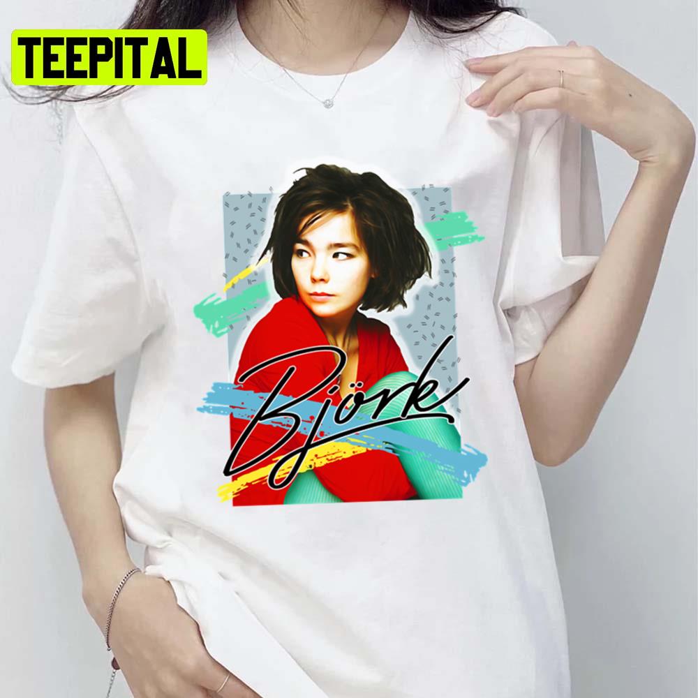 Graphi Fan Art Bjork Unisex T-Shirt Graphi Fan Art Bjork Unisex T-Shirt