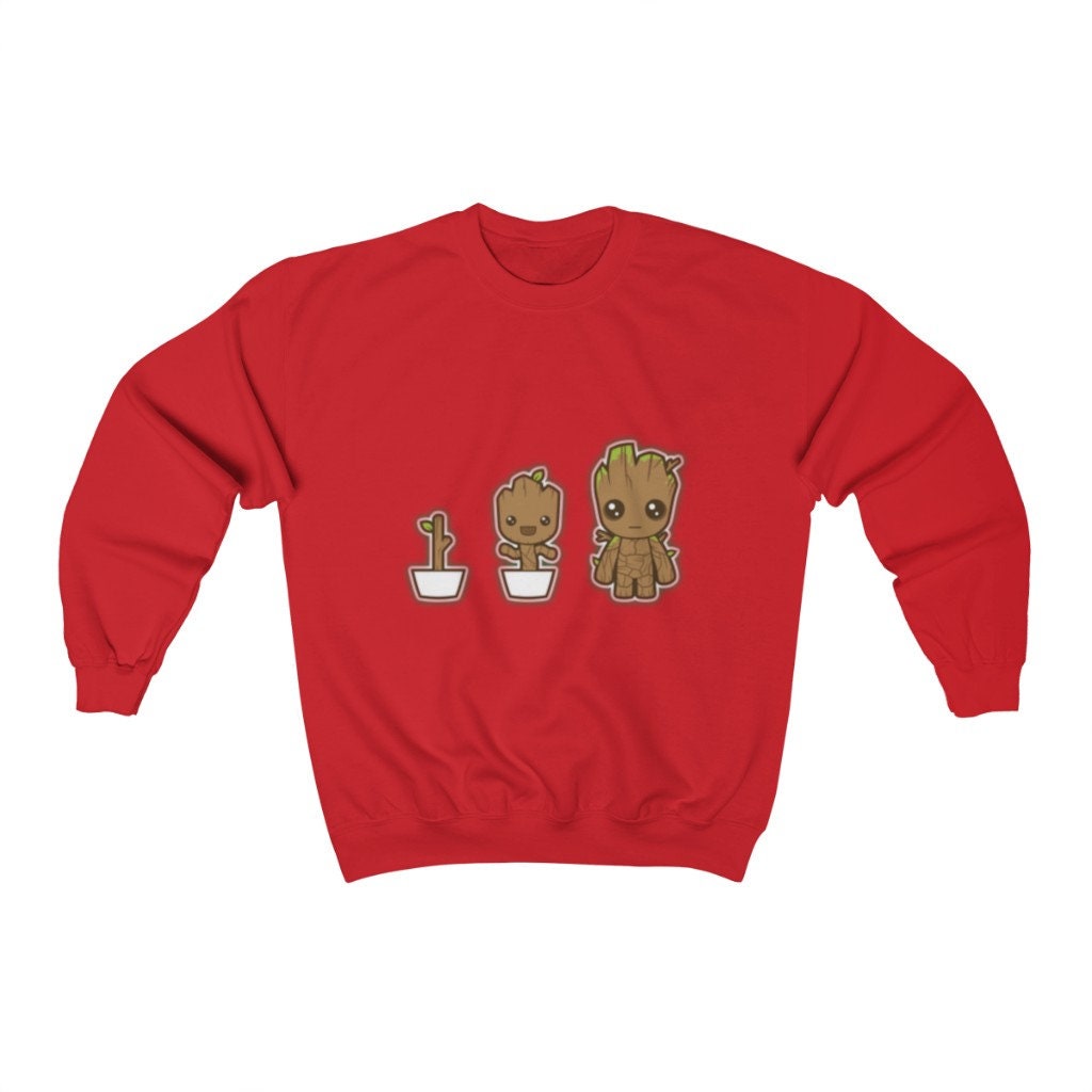 Groot Grow Up Unisex Sweatshirt Groot Grow Up Unisex Sweatshirt