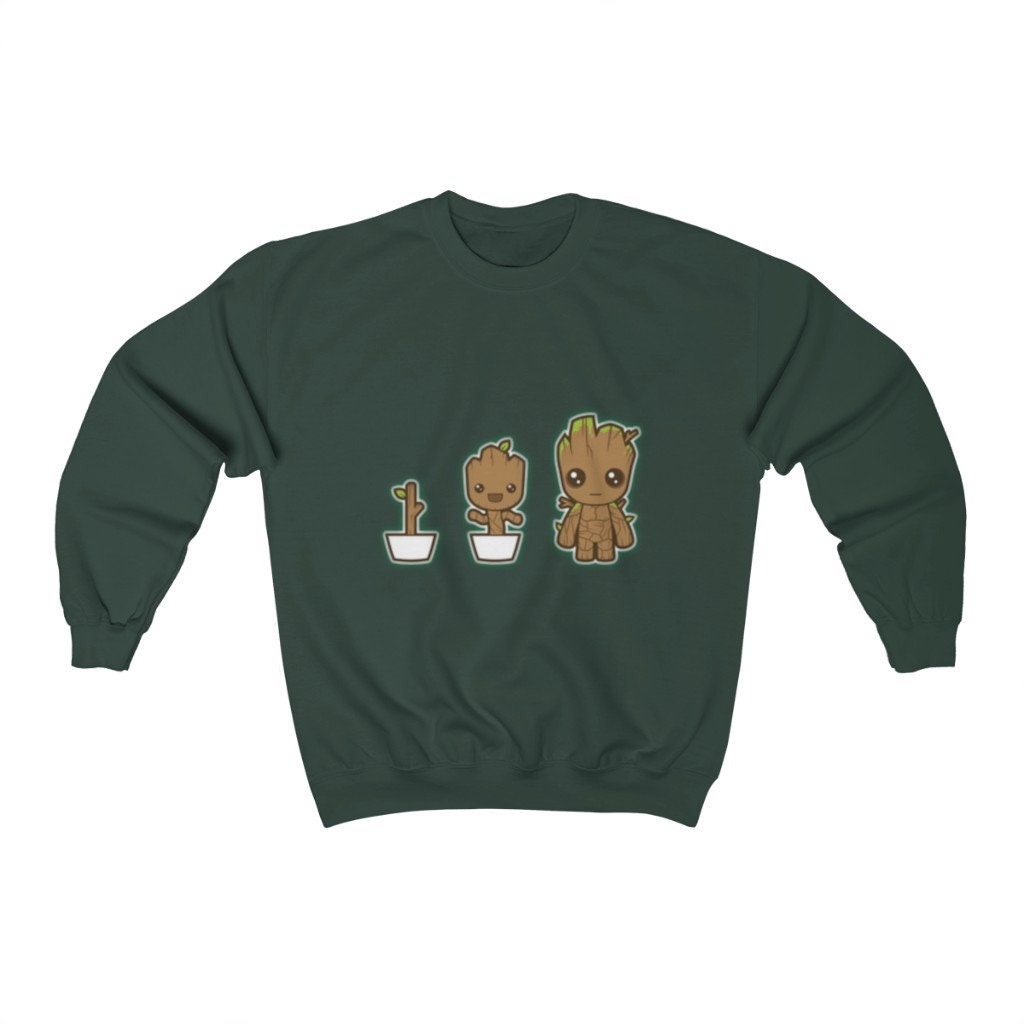 Groot Grow Up Unisex Sweatshirt Groot Grow Up Unisex Sweatshirt