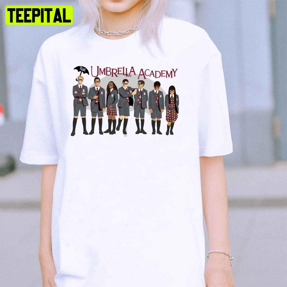 Group The Umbrella Academy Movie Unisex T-Shirt Group The Umbrella Academy Movie Unisex T-Shirt