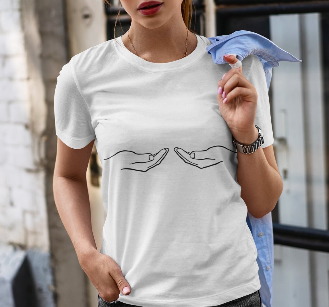 Hands Boobs My Body My Choice Unisex T-Shirt Hands Boobs My Body My Choice Unisex T-Shirt