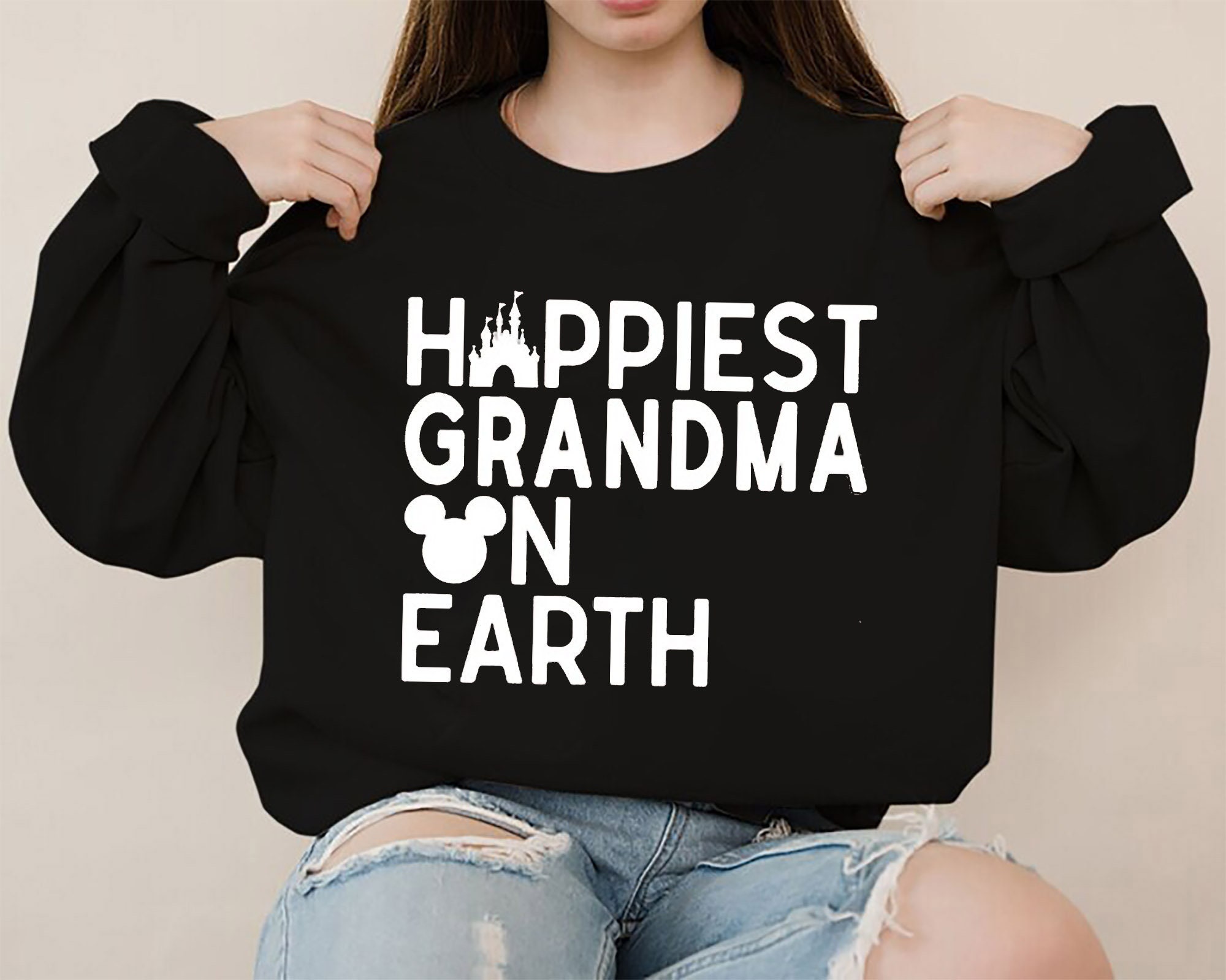 Happiest Mama On Earth Disney Mom Unisex Sweatshirt Happiest Mama On Earth Disney Mom Unisex Sweatshirt