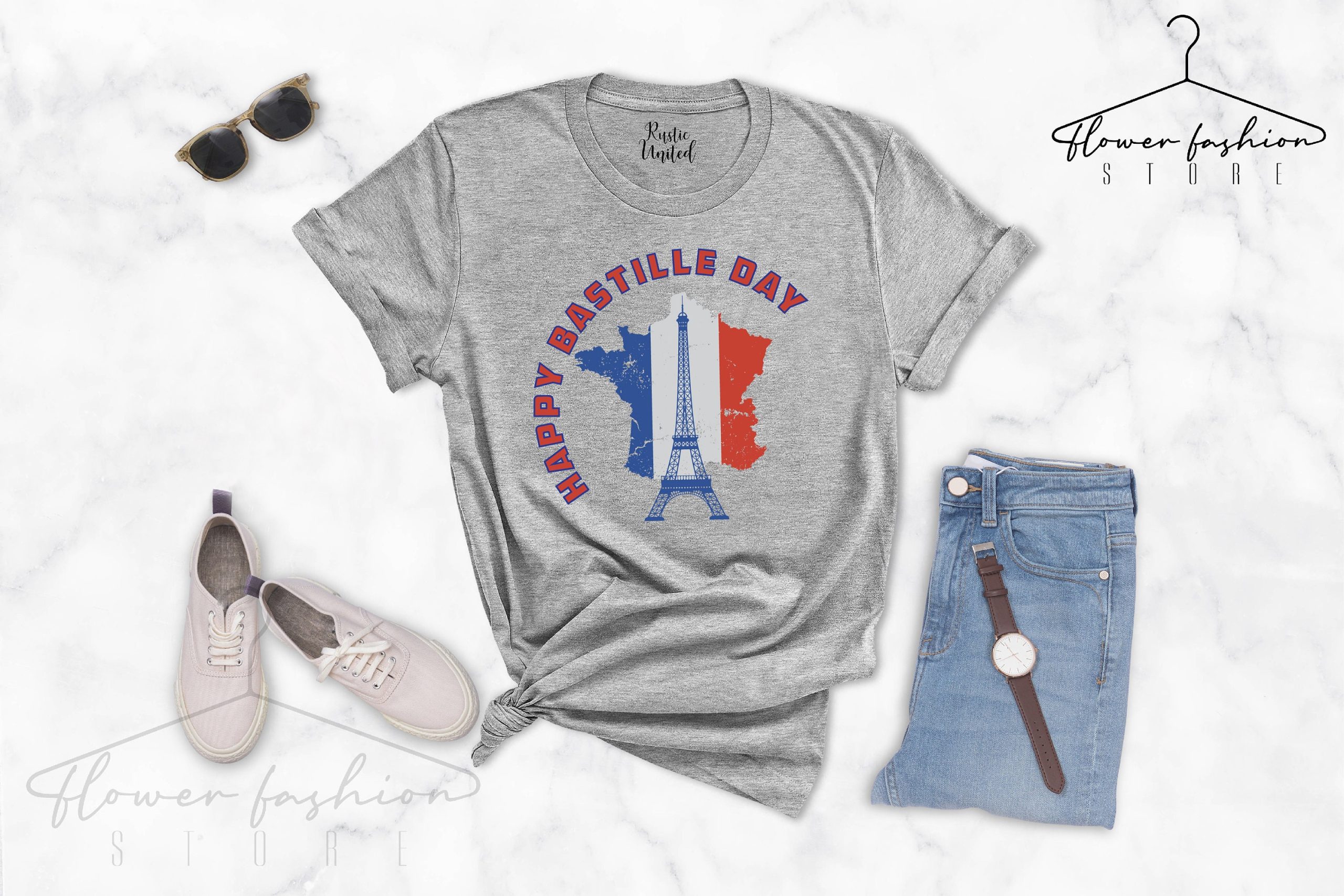 Happy Bastille French Day Celebration Independence Day Unisex T-Shirt Happy Bastille French Day Celebration Independence Day Unisex T-Shirt