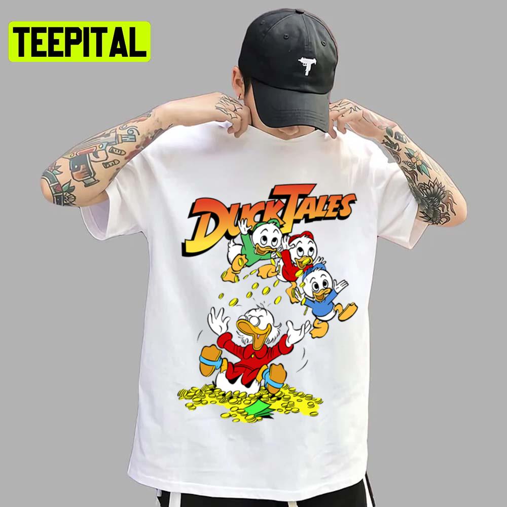 Happy Face Duck Tales Art Design Unisex T-Shirt Happy Face Duck Tales Art Design Unisex T-Shirt