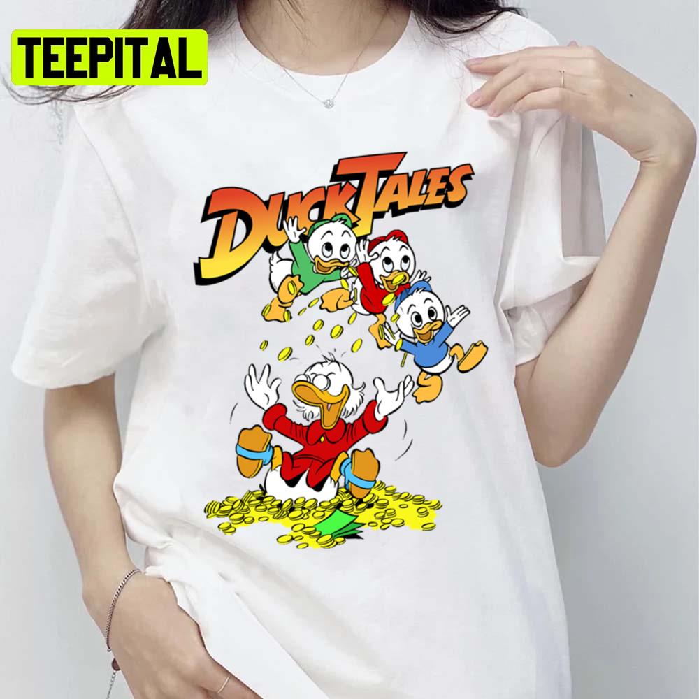 Happy Face Duck Tales Art Design Unisex T-Shirt Happy Face Duck Tales Art Design Unisex T-Shirt