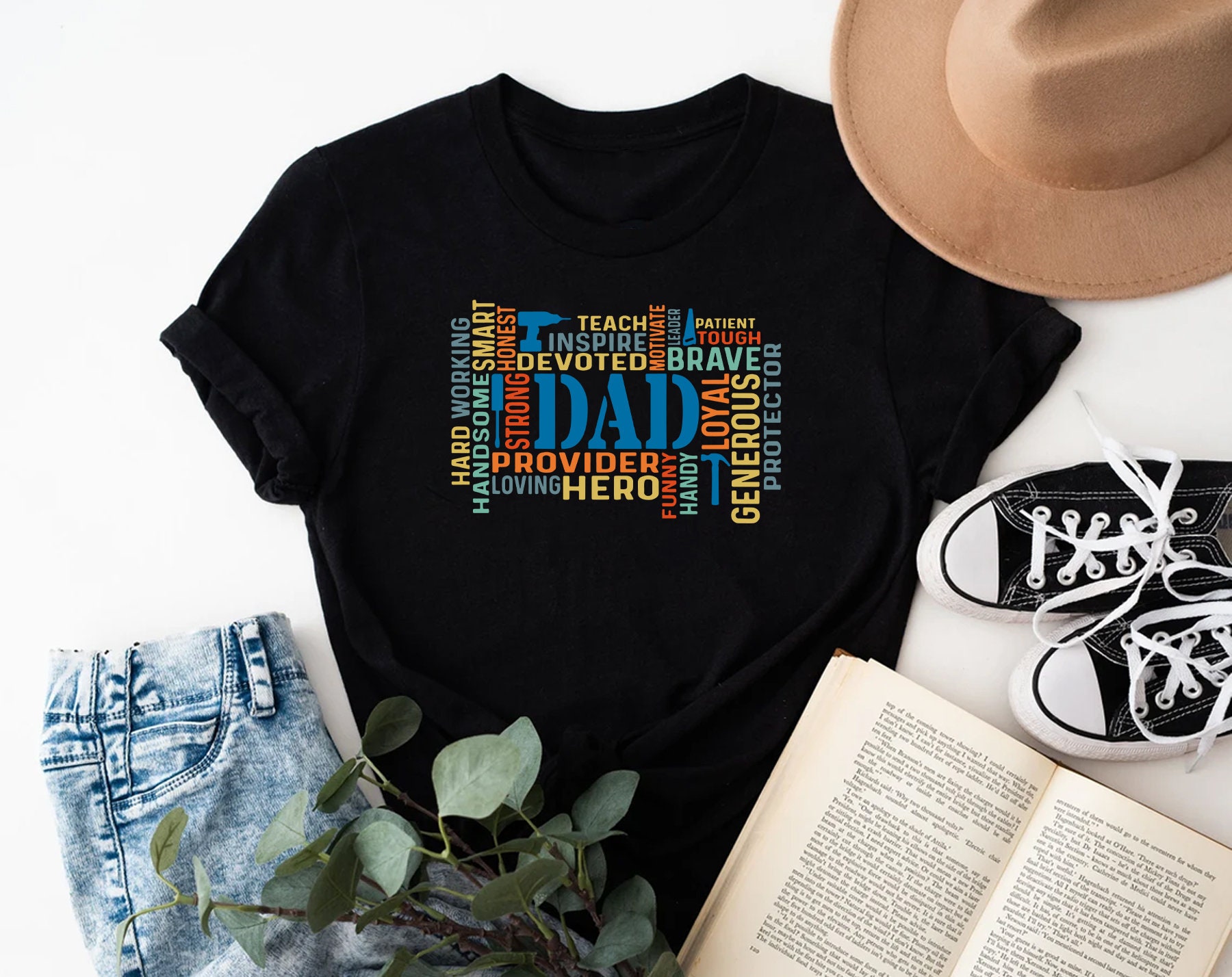 Happy Father's Art Unisex T-Shirt Happy Father's Art Unisex T-Shirt