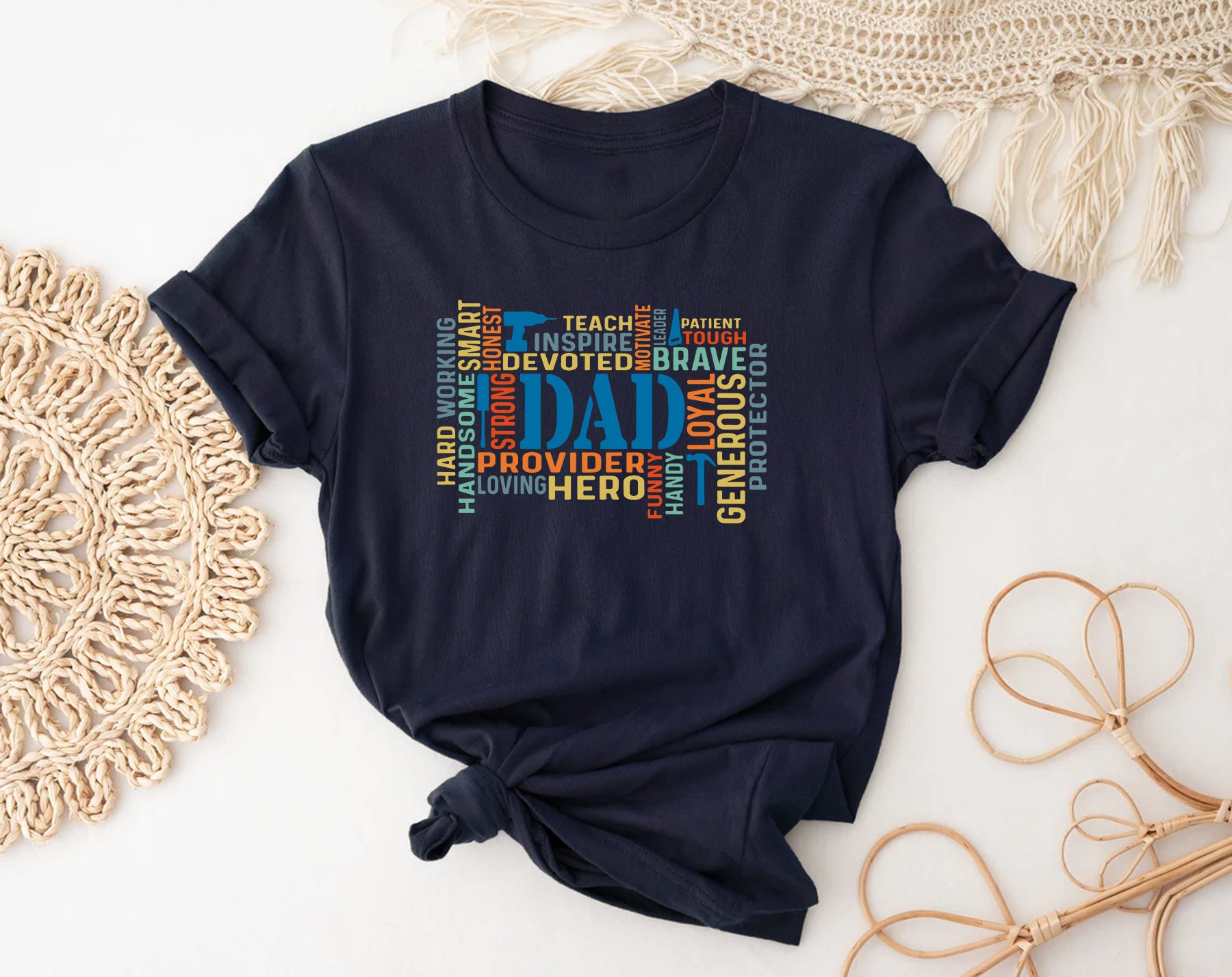 Happy Father's Art Unisex T-Shirt Happy Father's Art Unisex T-Shirt