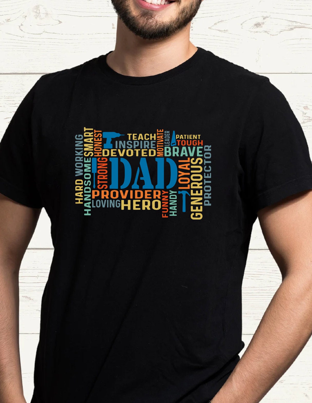 Happy Father's Art Unisex T-Shirt Happy Father's Art Unisex T-Shirt