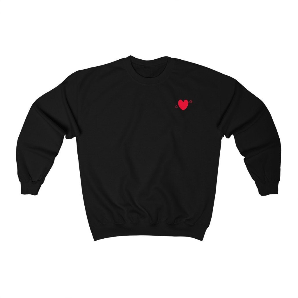 Heart Crewneck Cute Unisex Sweatshirt Heart Crewneck Cute Unisex Sweatshirt