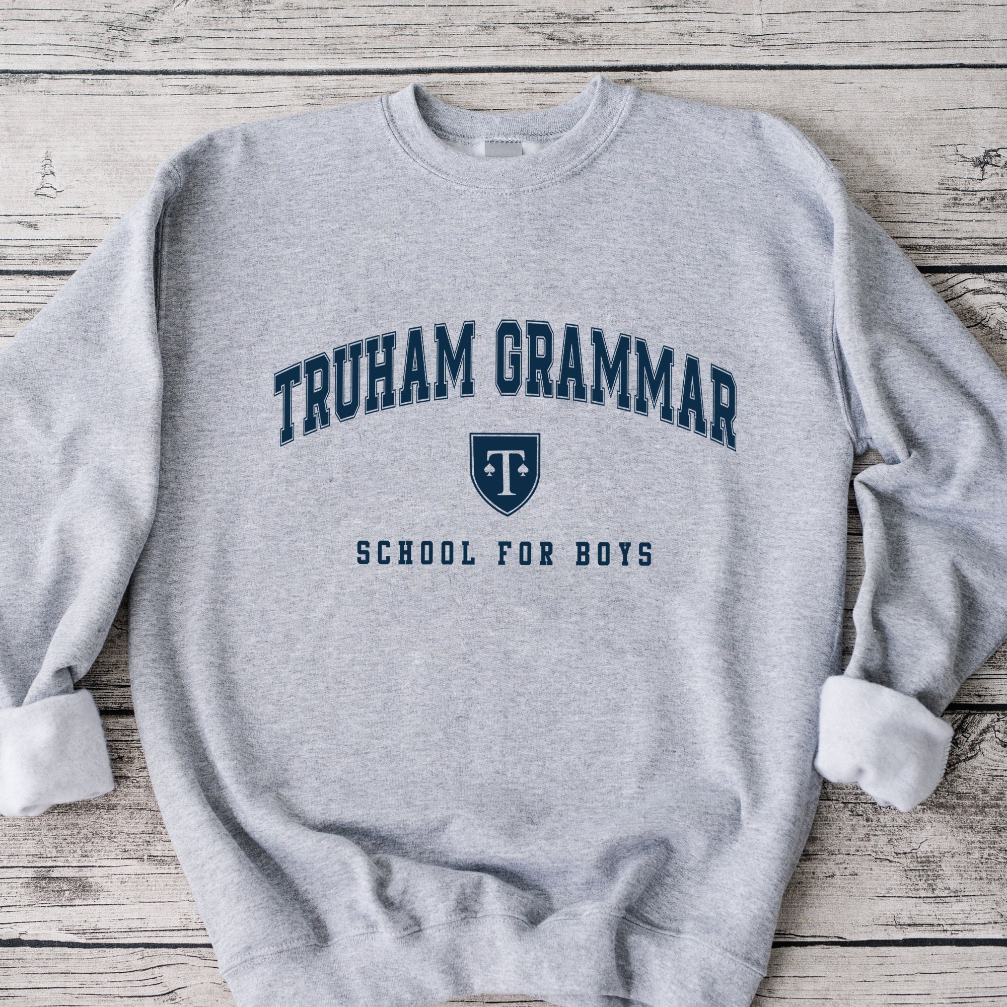 Heartstopper Truham Grammar School Nick And Charlie Unisex Sweatshirt Heartstopper Truham Grammar School Nick And Charlie Unisex Sweatshirt