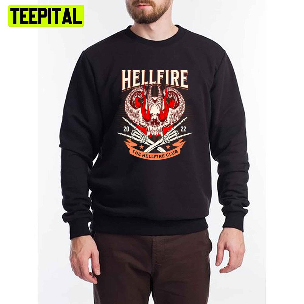 Hellfire The Hellfire Stranger Things Unisex T-Shirt Hellfire The Hellfire Stranger Things Unisex T-Shirt