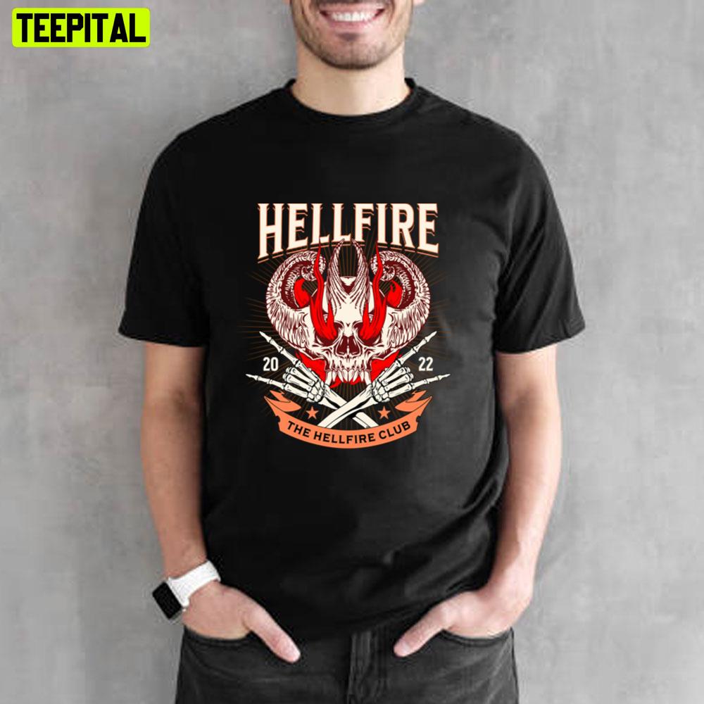 Hellfire The Hellfire Stranger Things Unisex T-Shirt Hellfire The Hellfire Stranger Things Unisex T-Shirt