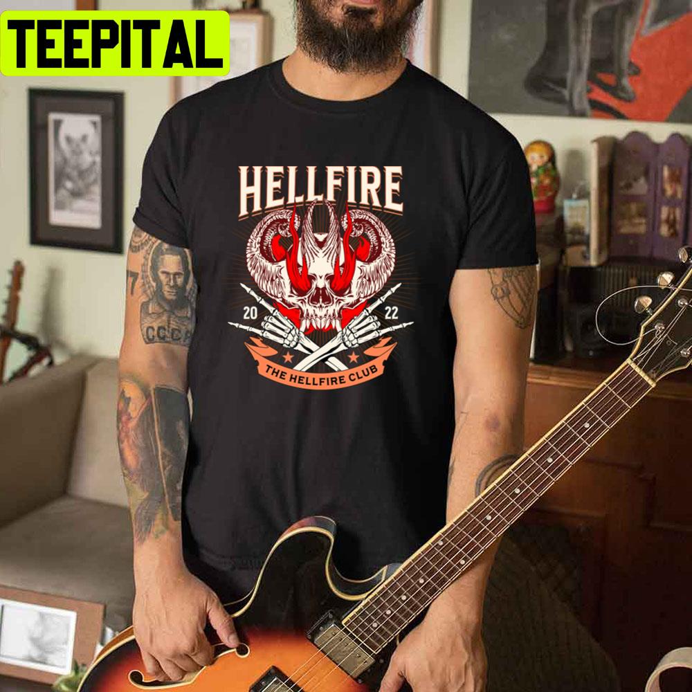 Hellfire The Hellfire Stranger Things Unisex T-Shirt Hellfire The Hellfire Stranger Things Unisex T-Shirt