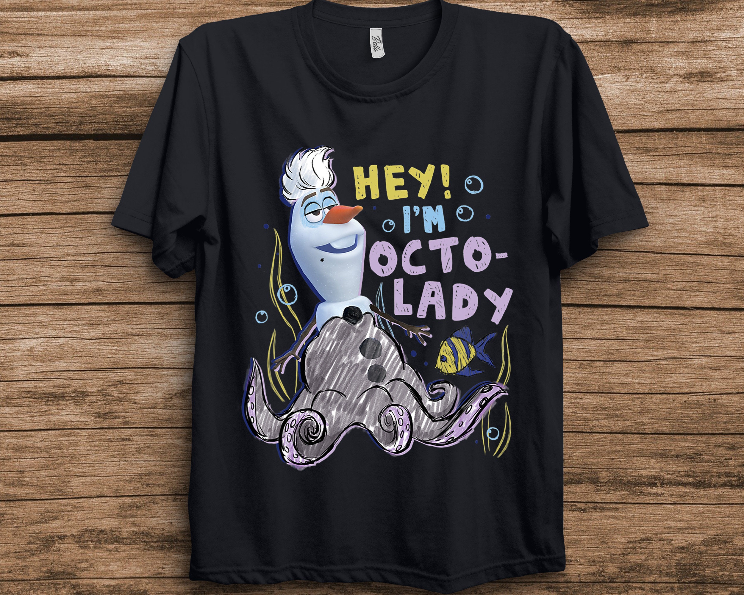 Hey I'm Octolady Olaf Presents Ursula Disney Unisex T-Shirt Hey I'm Octolady Olaf Presents Ursula Disney Unisex T-Shirt