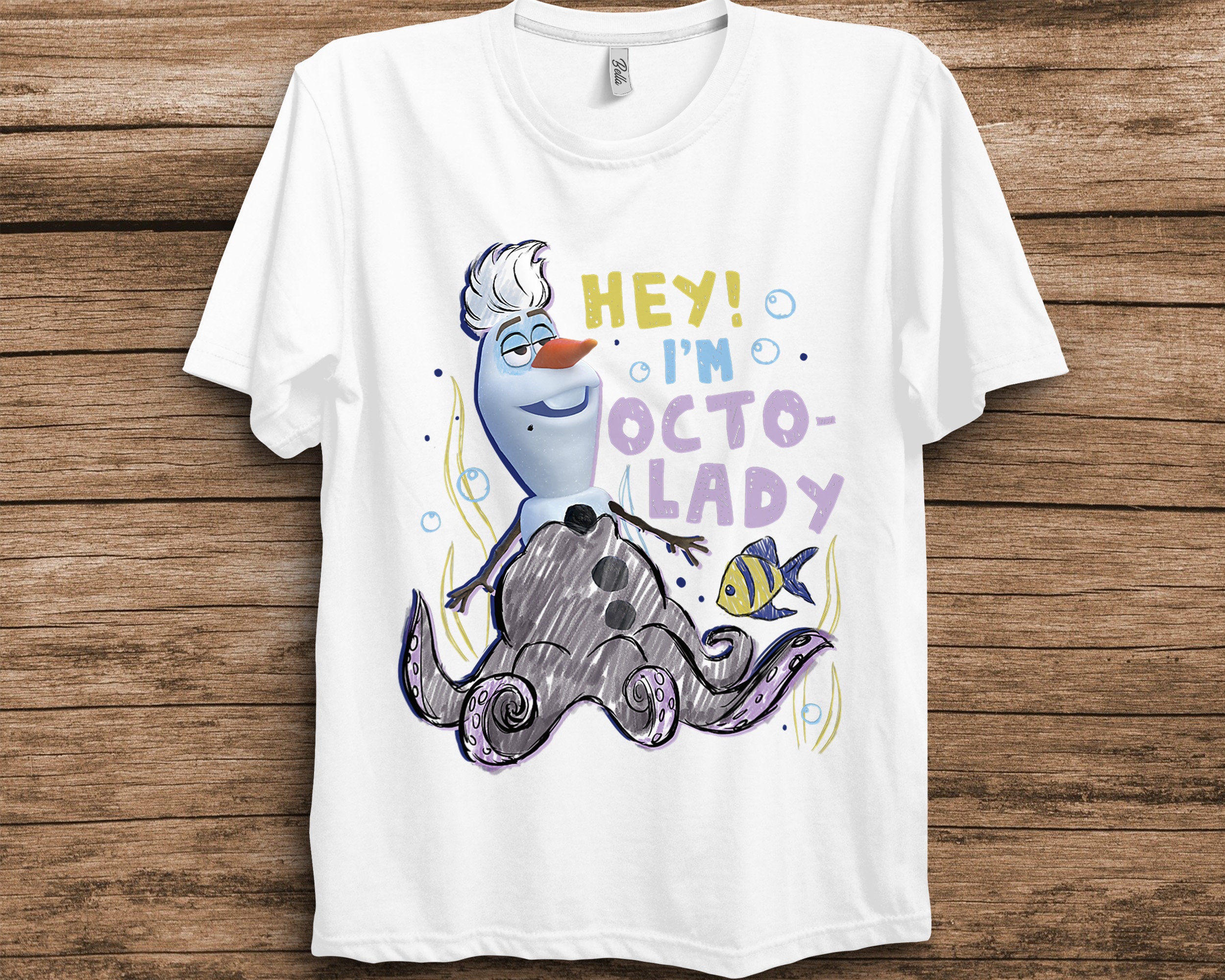Hey I'm Octolady Olaf Presents Ursula Disney Unisex T-Shirt Hey I'm Octolady Olaf Presents Ursula Disney Unisex T-Shirt