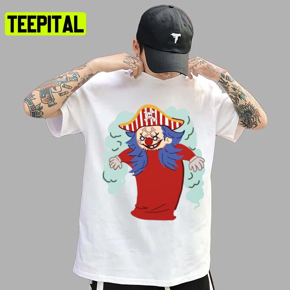 Hibi Funny Fan Art Buggy The Lown One Piee Unisex T-Shirt Hibi Funny Fan Art Buggy The Lown One Piee Unisex T-Shirt