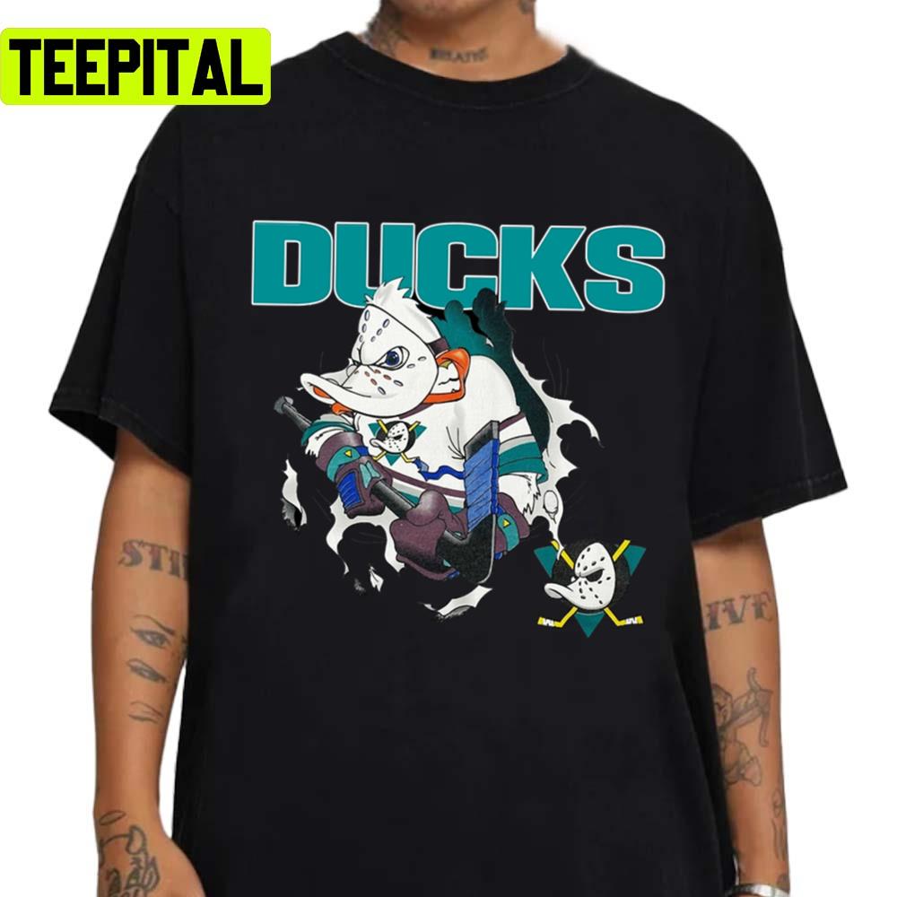 Hockey Graphic The Mighty Ducks Team Unisex T-Shirt Hockey Graphic The Mighty Ducks Team Unisex T-Shirt