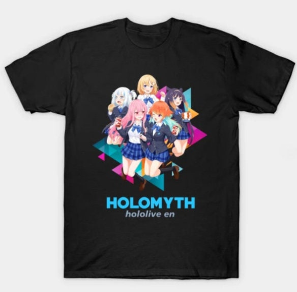Hololive Japan Gawr Gura Watson Amelia Takanashi Kiara Unisex T-Shirt Hololive Japan Gawr Gura Watson Amelia Takanashi Kiara Unisex T-Shirt
