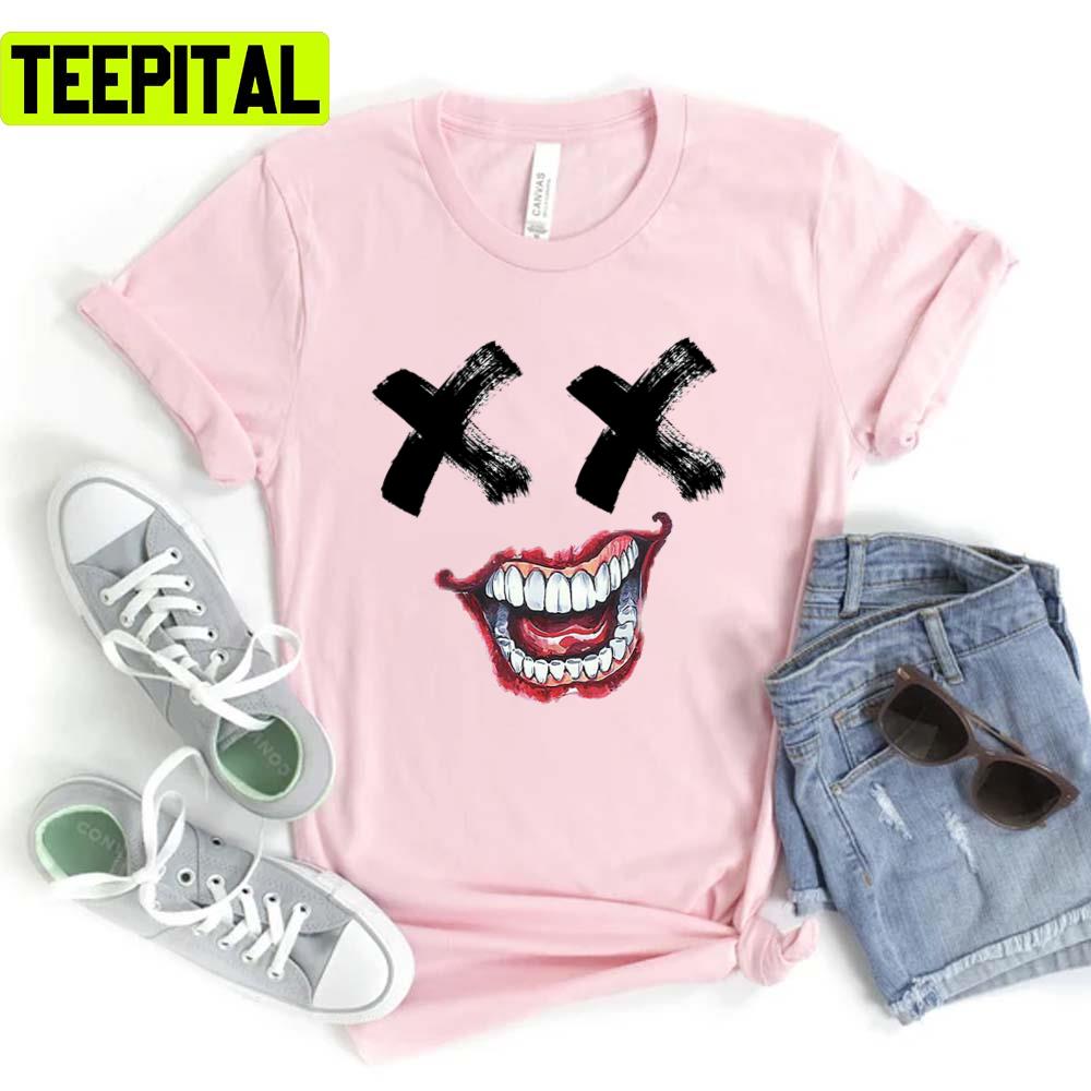 Horror Face Laughter Joker Unisex T-Shirt Horror Face Laughter Joker Unisex T-Shirt