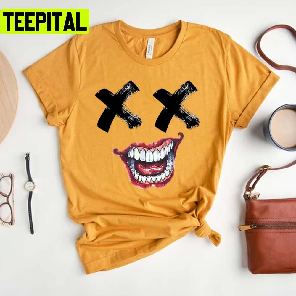 Horror Face Laughter Joker Unisex T-Shirt Horror Face Laughter Joker Unisex T-Shirt