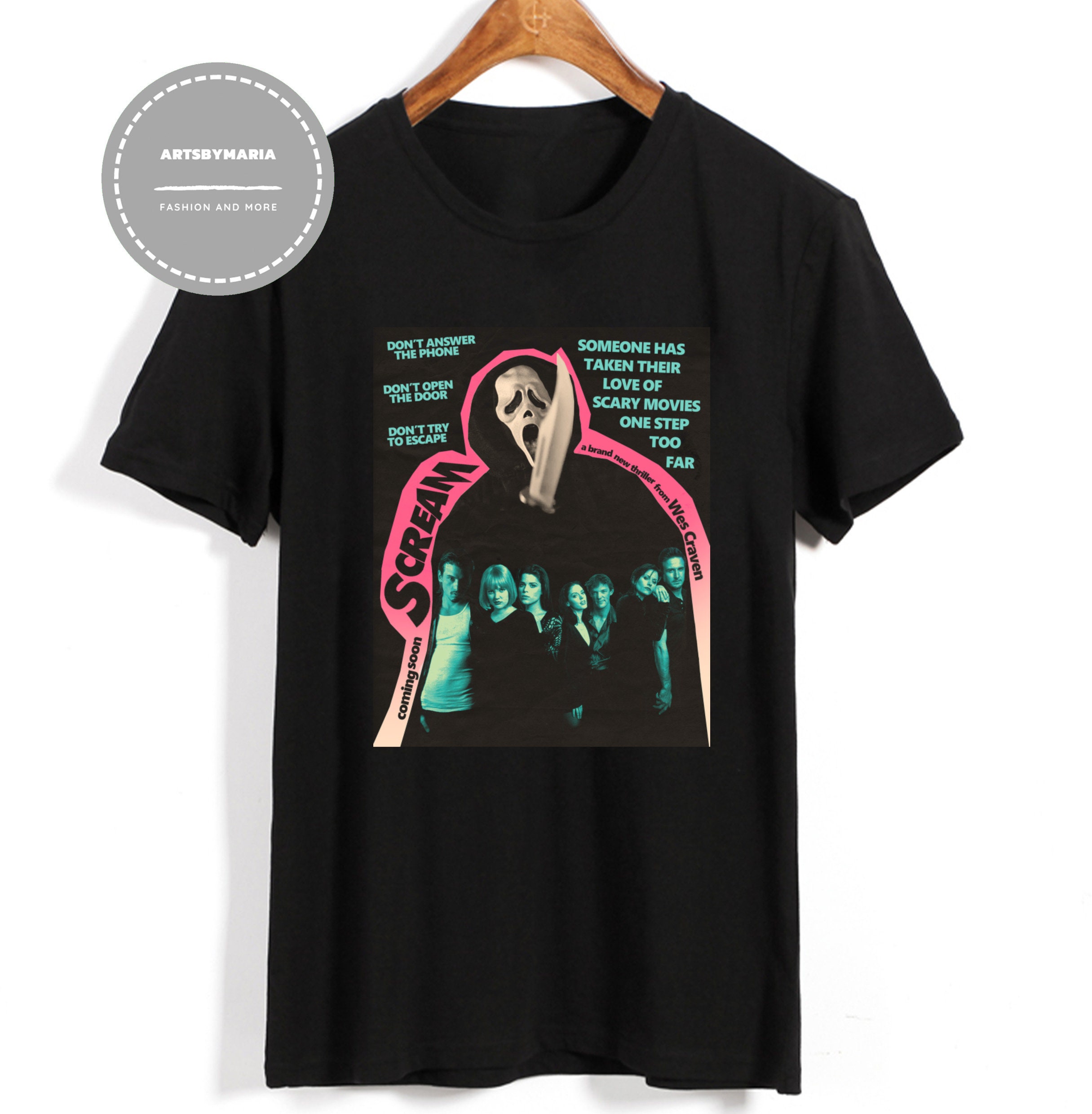 Horror Ghost Face 2022 Scream Movies Unisex T-Shirt Horror Ghost Face 2022 Scream Movies Unisex T-Shirt