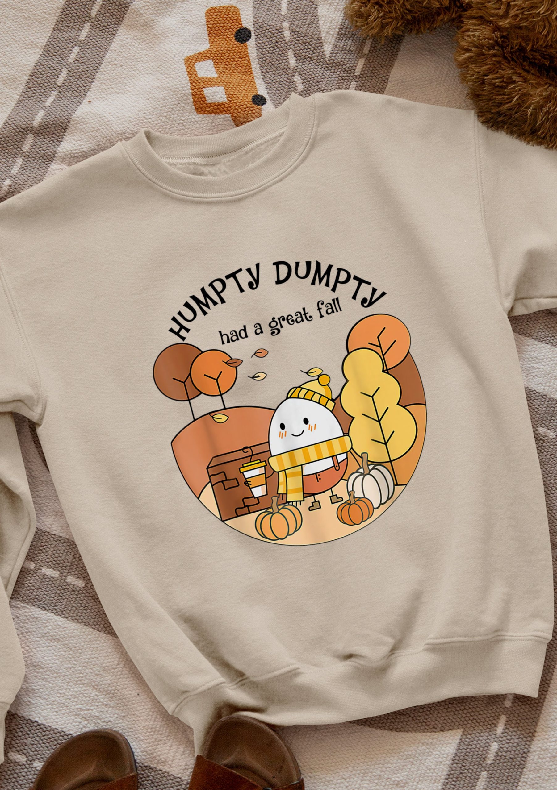 Humpty Dumpty Had A Great Fall Alice Eggs Autumn Unisex Sweatshirt Humpty Dumpty Had A Great Fall Alice Eggs Autumn Unisex Sweatshirt