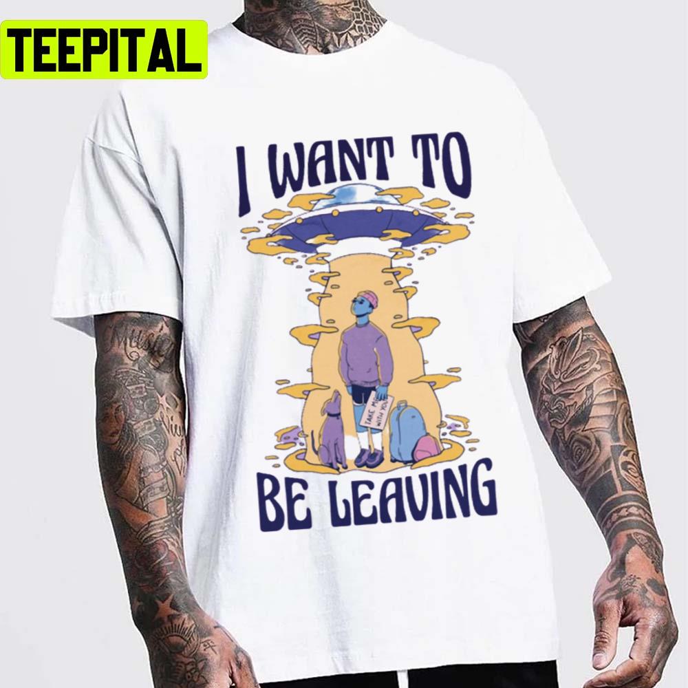I Want To Be Leaving Neal Asher Unisex T-Shirt I Want To Be Leaving Neal Asher Unisex T-Shirt