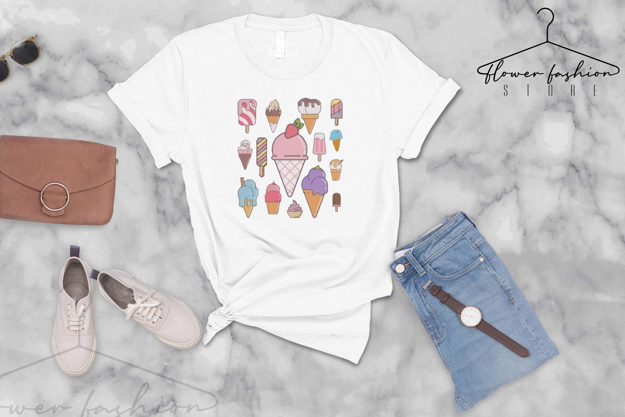 Ice Cream Party Ice Cream Lover Funny Summer Unisex T-Shirt Ice Cream Party Ice Cream Lover Funny Summer Unisex T-Shirt