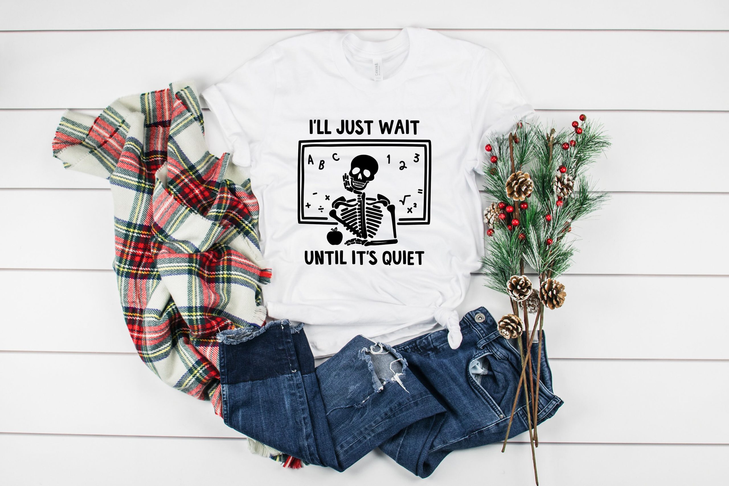 I'll Just Wait Until Quiet I'll Wait Teacher Unisex T-Shirt I'll Just Wait Until Quiet I'll Wait Teacher Unisex T-Shirt