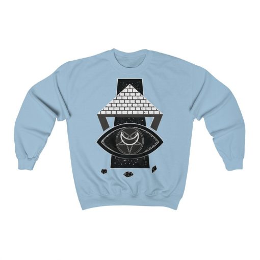 Illuminati Goth Aesthetic All Seeing Eye Unisex Sweatshirt
