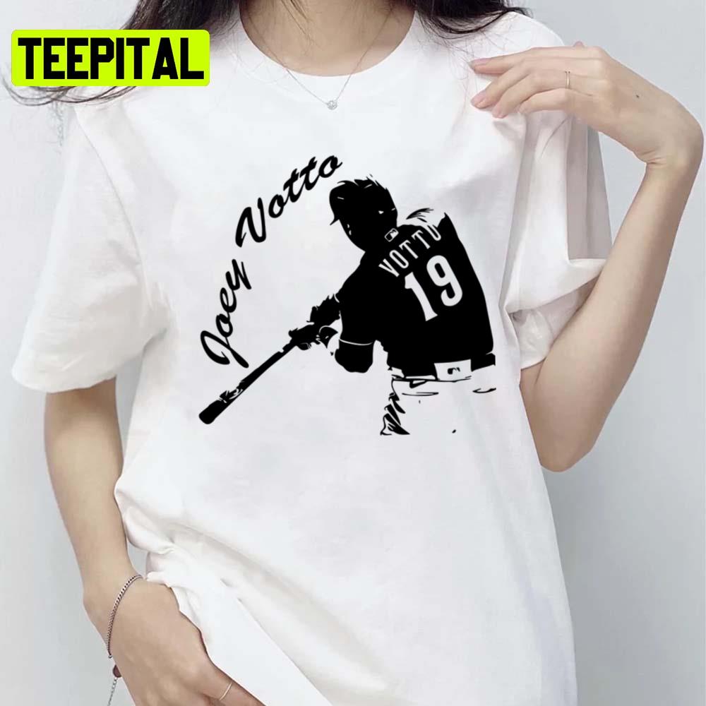 Illustration Joey Votto Cincinnati Baseball Unisex T-Shirt Illustration Joey Votto Cincinnati Baseball Unisex T-Shirt