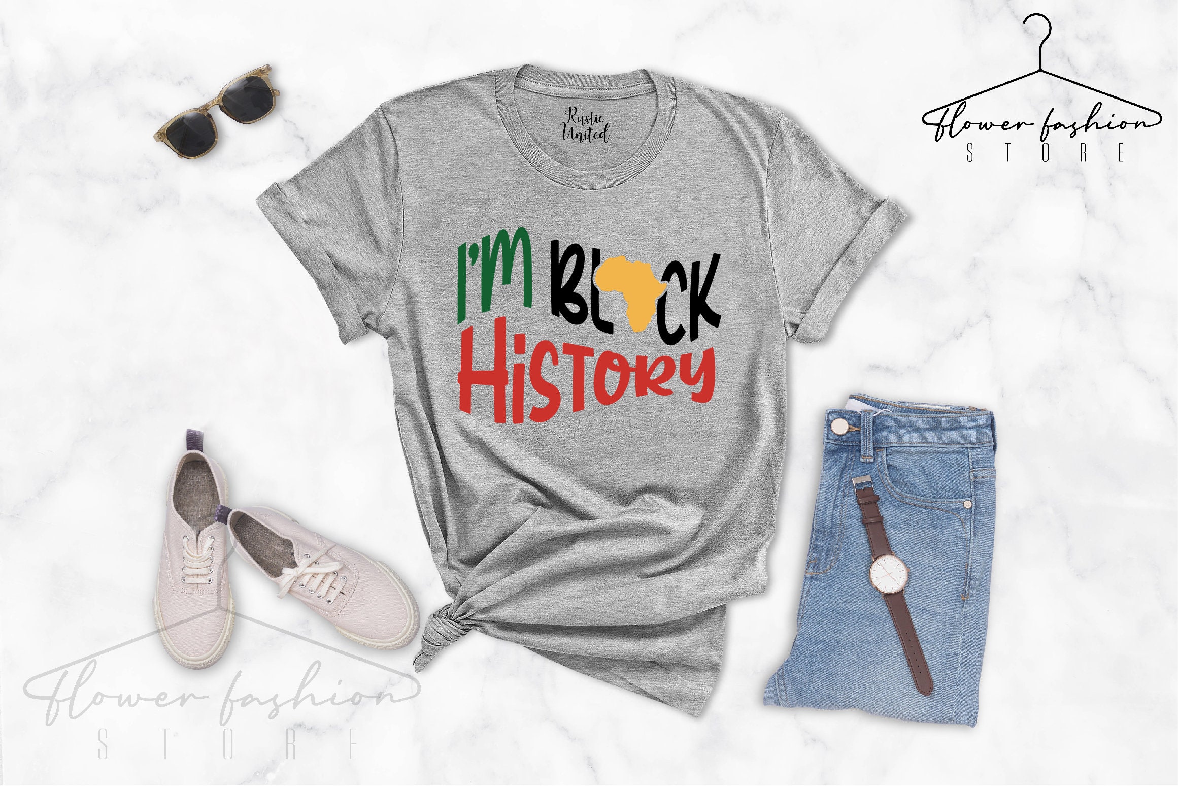 I'm Black History Month Black Power Pride Unisex T-Shirt I'm Black History Month Black Power Pride Unisex T-Shirt