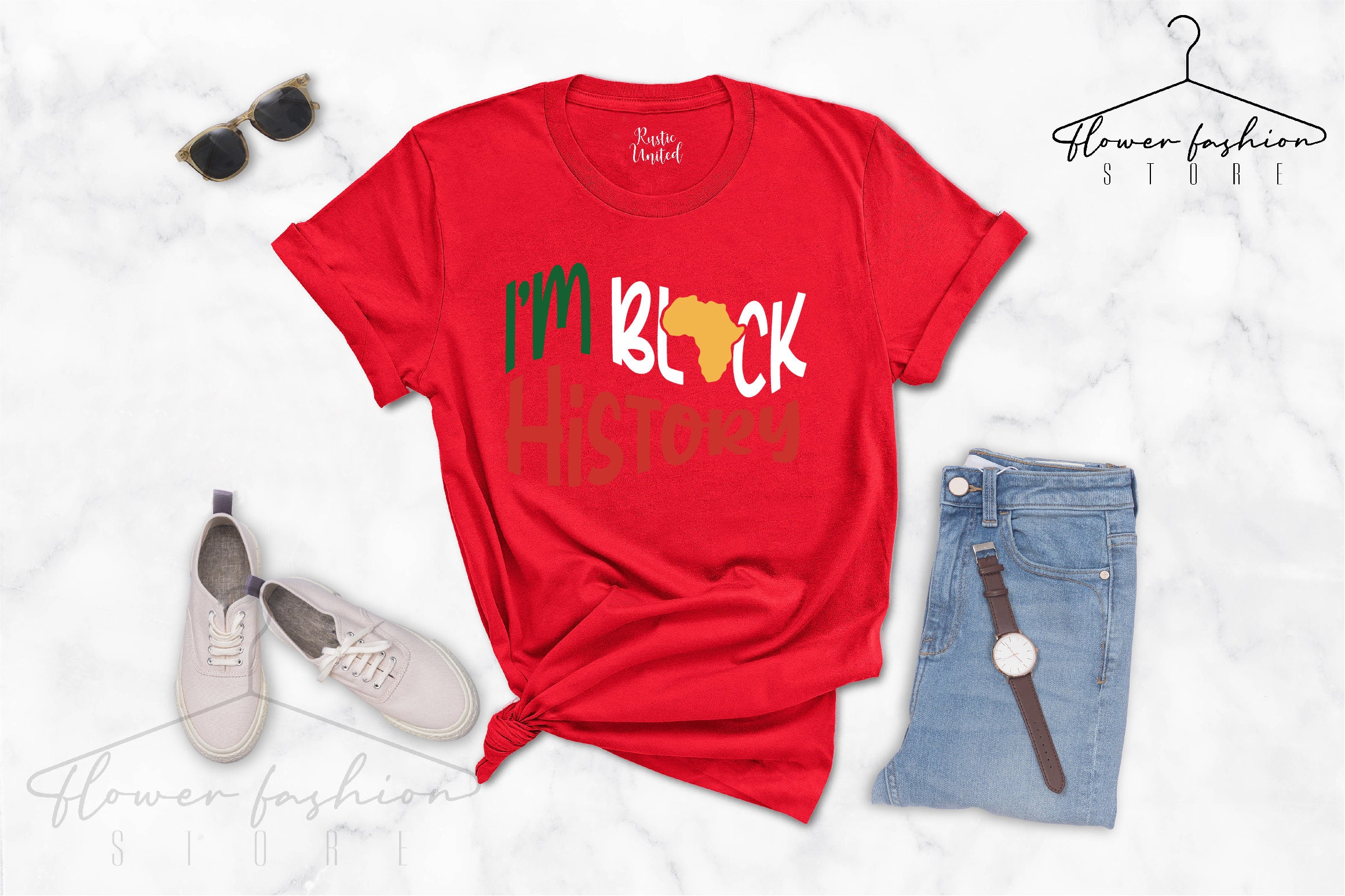 I'm Black History Month Black Power Pride Unisex T-Shirt I'm Black History Month Black Power Pride Unisex T-Shirt
