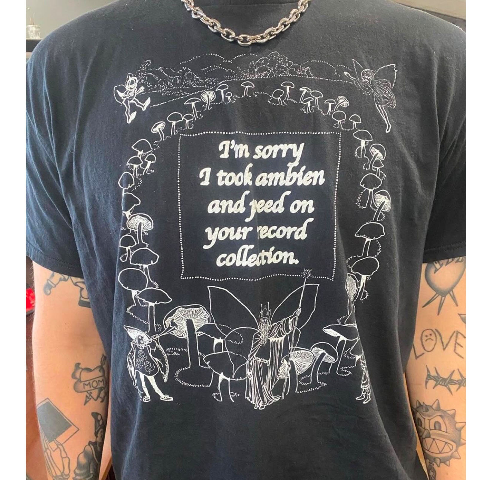 I'm Sorry I Took Ambien And Peed On Your Record Collection Unisex T-Shirt I'm Sorry I Took Ambien And Peed On Your Record Collection Unisex T-Shirt