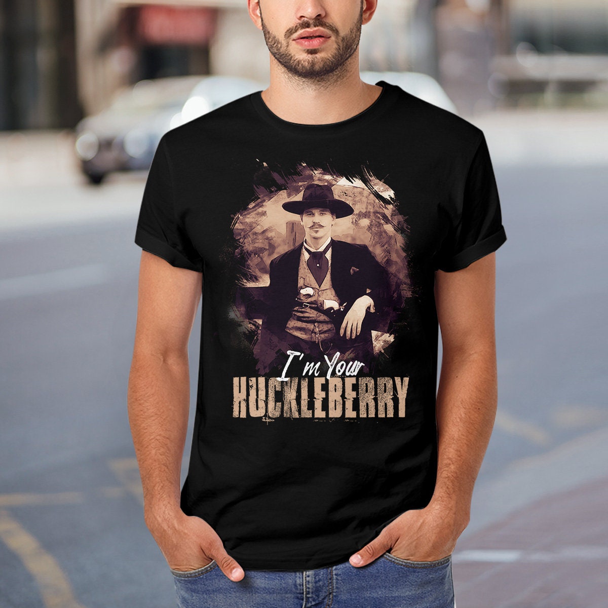 I’m Your Huckleberry Doc Holliday Tombstone Western Cowboy Movie Unisex T-Shirt I’m Your Huckleberry Doc Holliday Tombstone Western Cowboy Movie Unisex T-Shirt