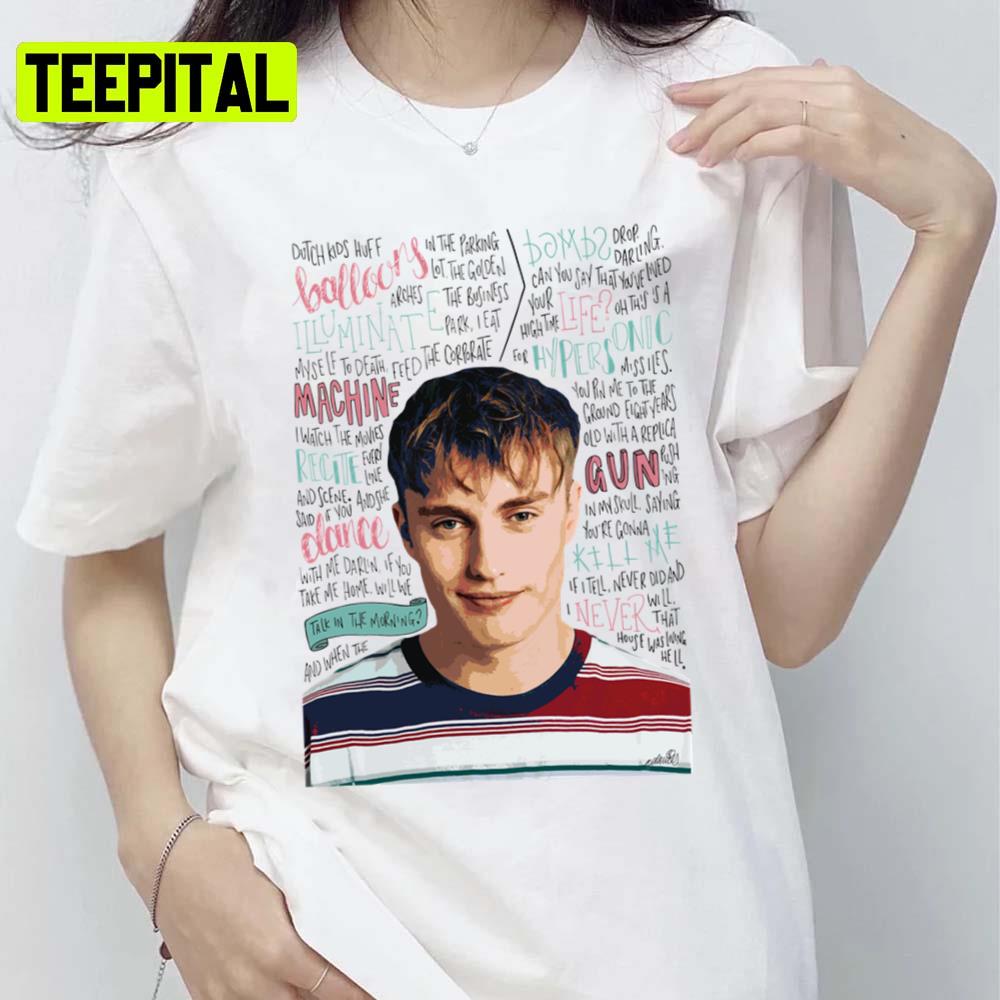 Ioni Quotes Bakground Sam Fender Unisex T-Shirt Ioni Quotes Bakground Sam Fender Unisex T-Shirt