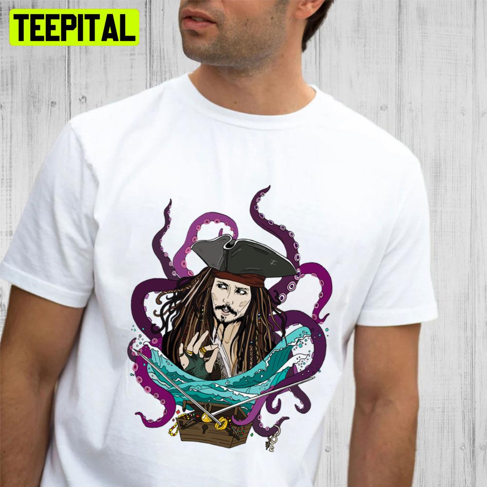 Jack Sparrow Pirates Of The Caribbean Unisex T-Shirt Jack Sparrow Pirates Of The Caribbean Unisex T-Shirt