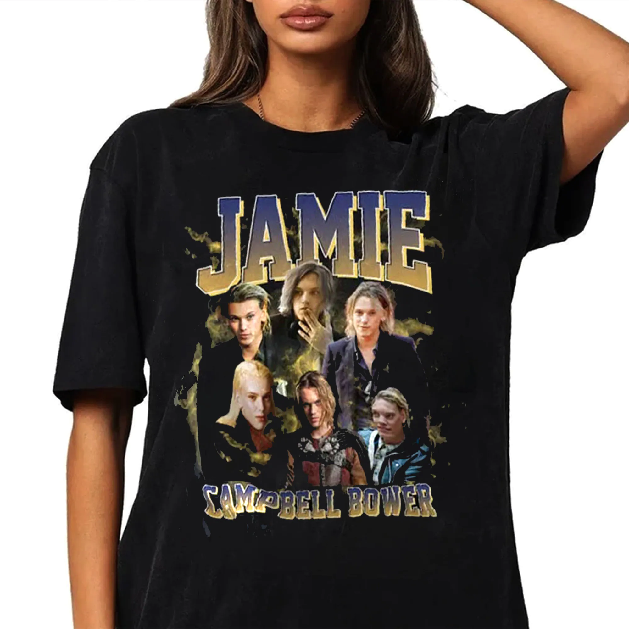 Jamie Campbell Bower Vintage Unisex T-Shirt Jamie Campbell Bower Vintage Unisex T-Shirt