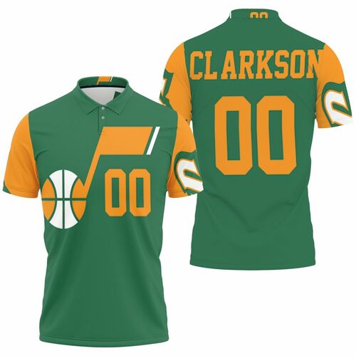 Jazz Jordan Clarkson 2020-21 Earned Edition Green Personalized Polo Shirt Model A6497 All Over Print Shirt 3d T-shirt Jazz Jordan Clarkson 2020-21 Earned Edition Green Personalized Polo Shirt Model A6497 All Over Print Shirt 3d T-shirt