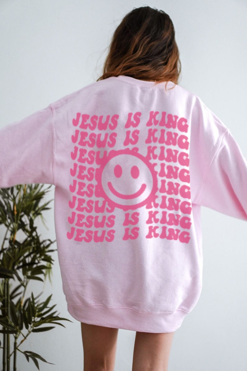 Jesus Is King Smile Face Unisex Hoodie Jesus Is King Smile Face Unisex Hoodie