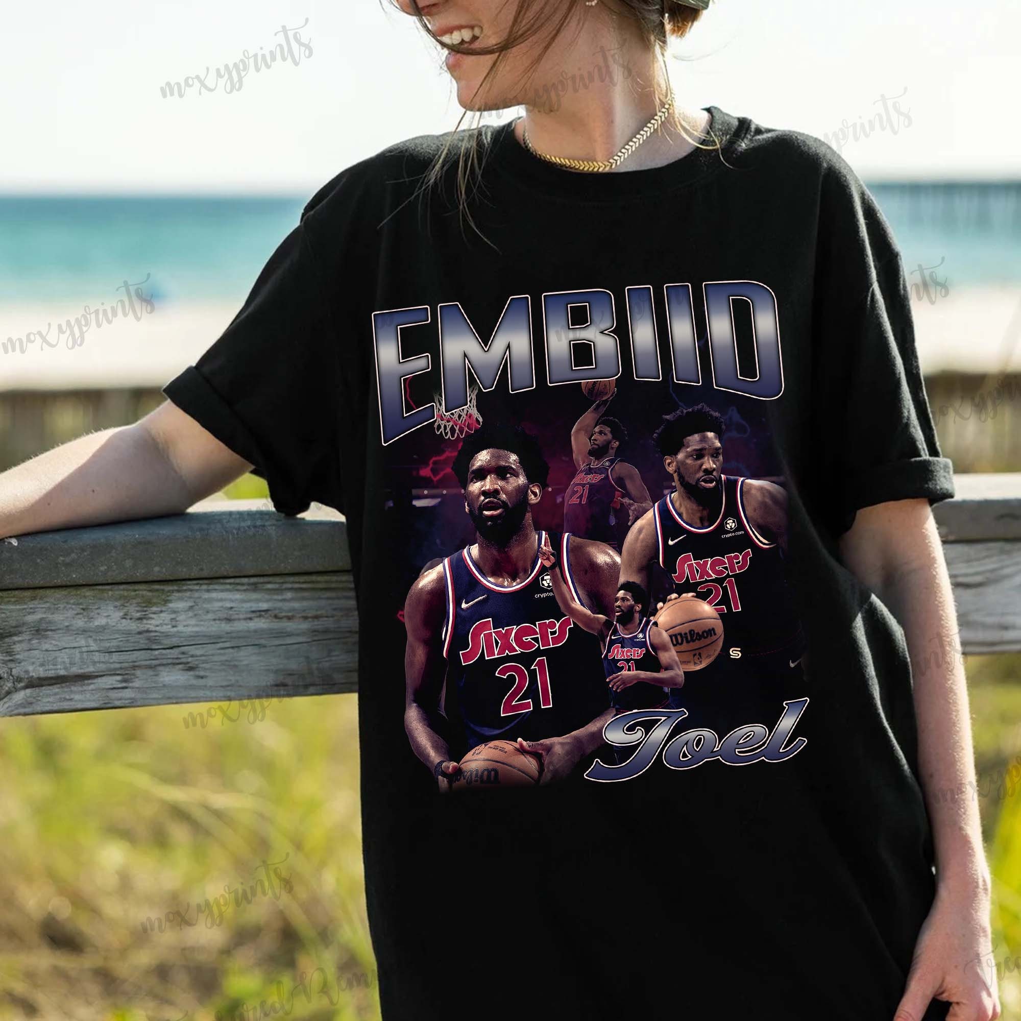 Joel Embiid 90s Basketball Philadelphia 76ers Nba Unisex T-Shirt Joel Embiid 90s Basketball Philadelphia 76ers Nba Unisex T-Shirt